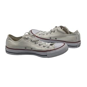 Converse White All Star Canvas Sneakers Size 7 Women's